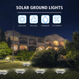 OULONGER walkway solar light easy install for safe night access.