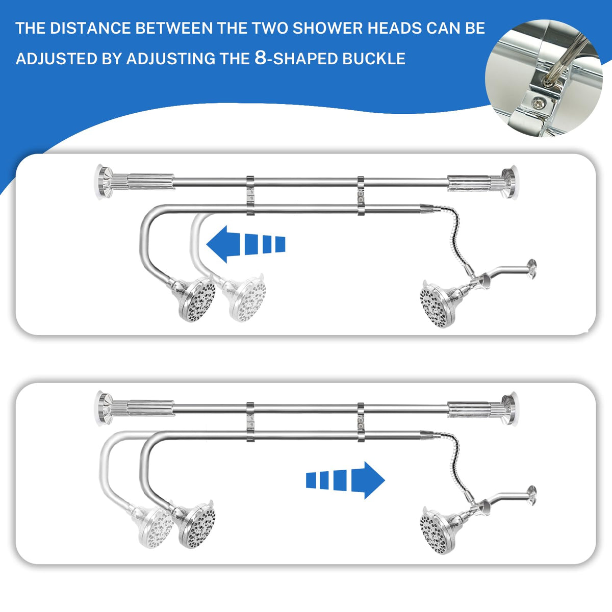 Ourbaofu multi-mode spray options offer customized shower experiences.