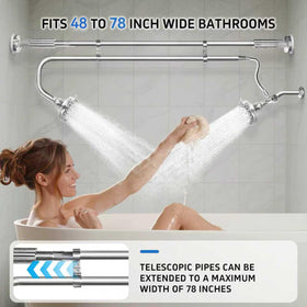 Ourbaofu 180-degree rotating heads adapt to user height for comfort.