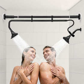 OURBAOFU tandem shower heads two-year warranty for added peace of mind.