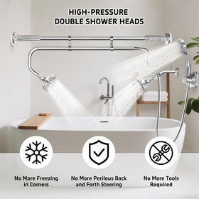OURBAOFU high-pressure system delivering strong spray for two