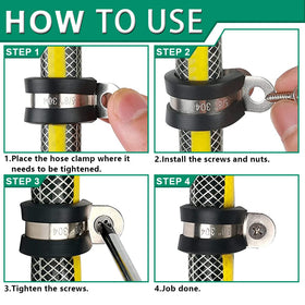 OURU clamps suit automotive, marine, and outdoor projects for durable line management.