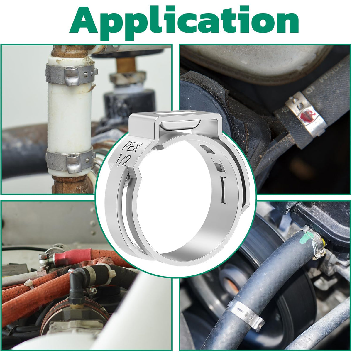 OURU PEX clamps resist harsh environments, offering long-lasting performance in outdoor plumbing.