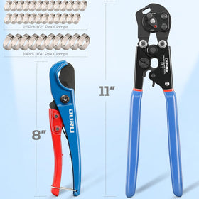 OURU 360 degree PEX connection crimp for leak resistant joints