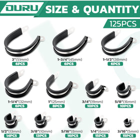Ouru stainless steel rubber-coated clamps resist rust and vibration in outdoor installations