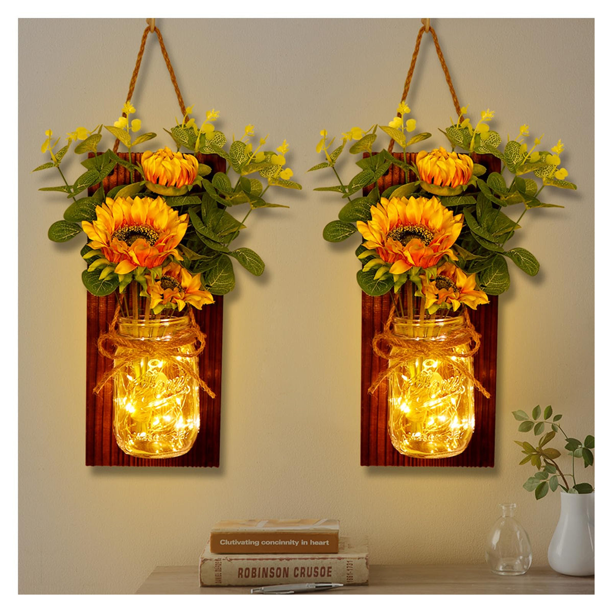 OurWarm LED lighting with remote control enables easy mood adjustment.