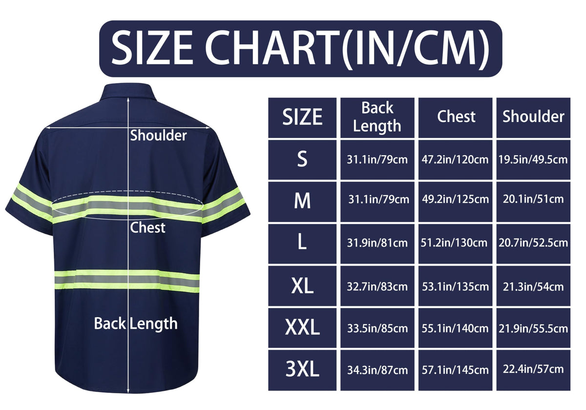 Ousafeve Class 3 Navy Hi-Vis sleeve detail for coverage