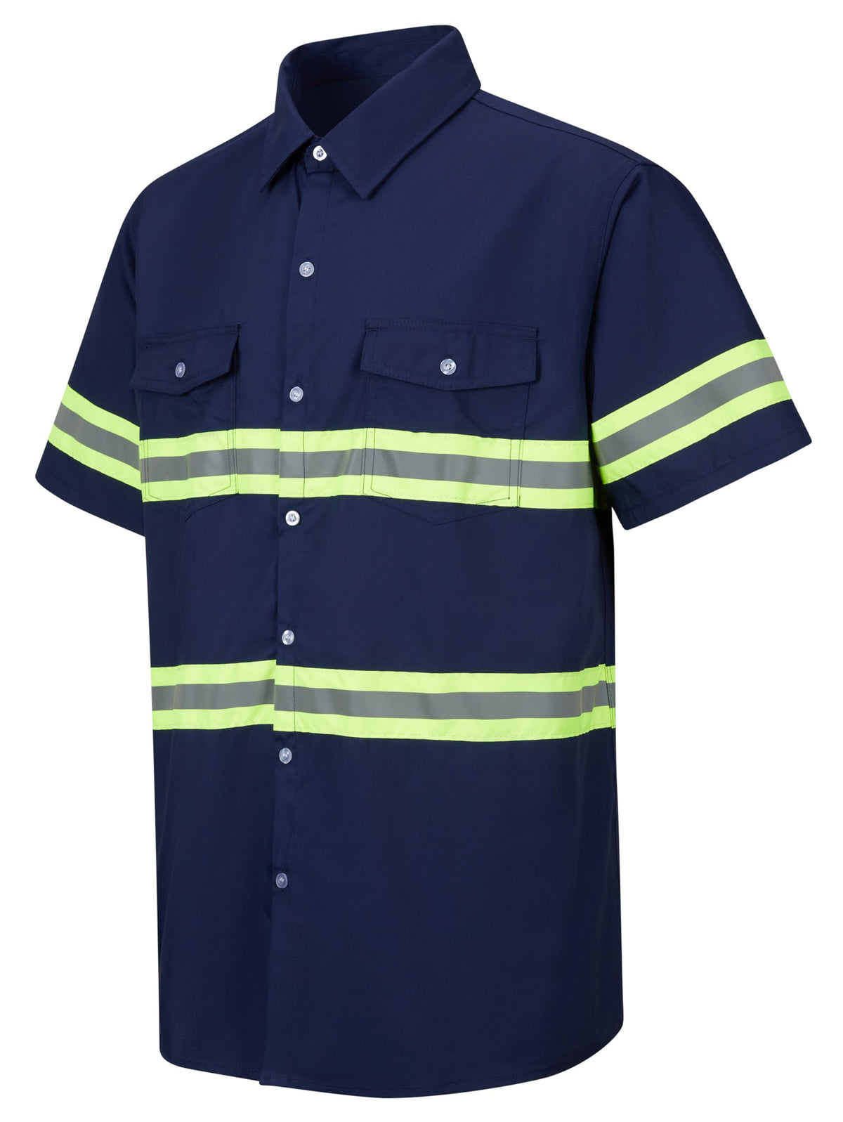 Ousafeve Class 3 Navy Hi-Vis reinforced seams and durability