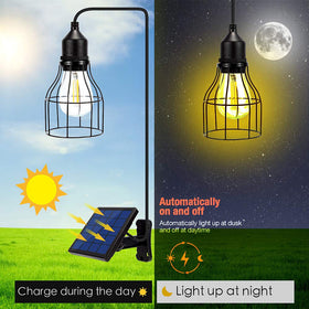 Ousam Led adjustable 180-degree solar panel enables precise daylight absorption for optimal charging.