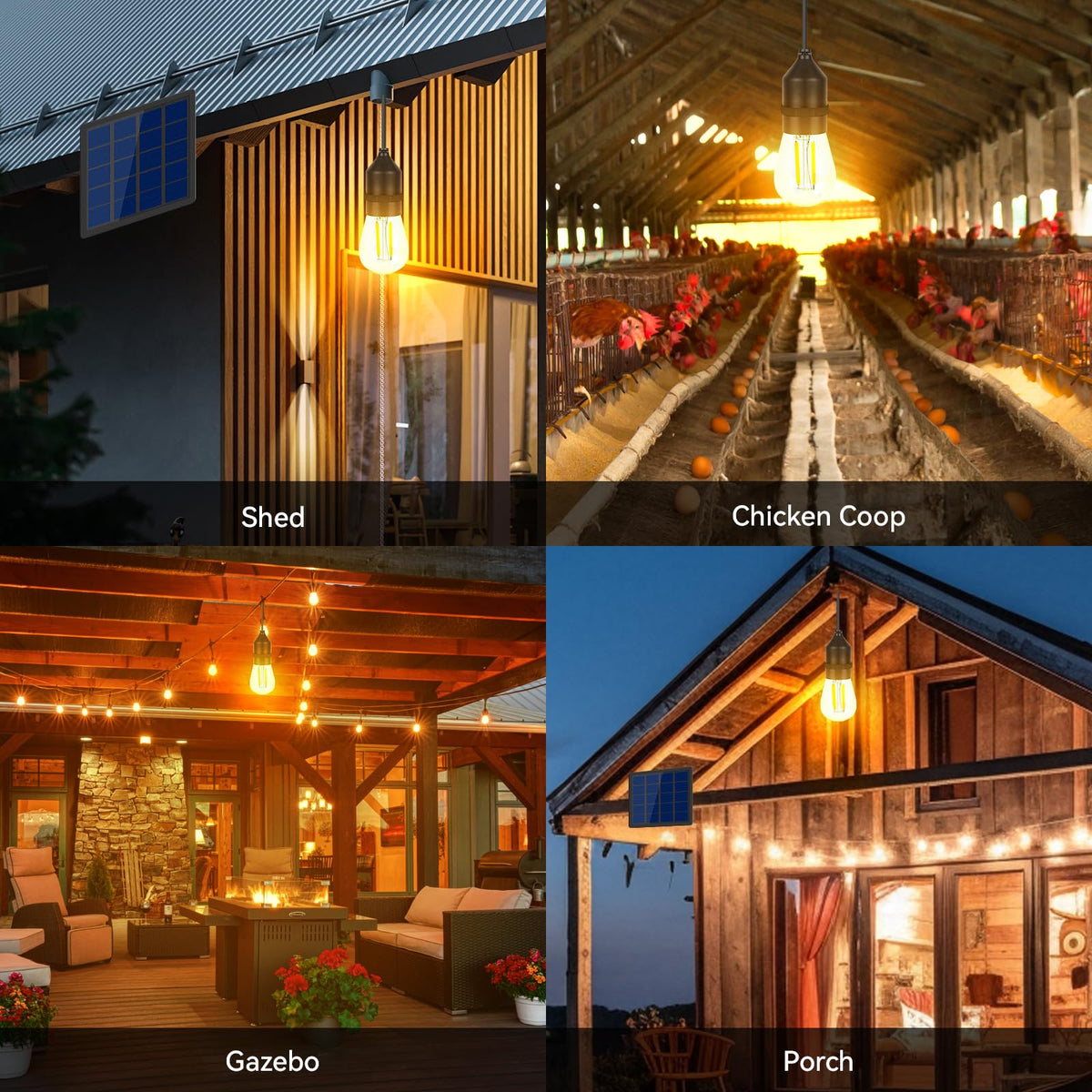 Ousam Led auto on/off with daylight sensor for effortless lighting.