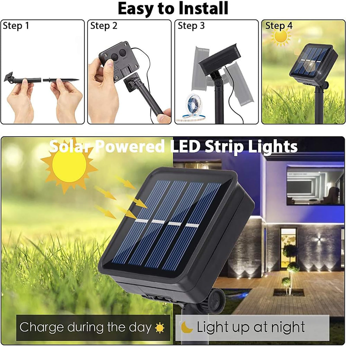 Ousam Led solar panel assembly ensures energy conversion and easy setup