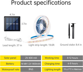 Ousam Led includes stakes and manual for quick, tool-free setup.
