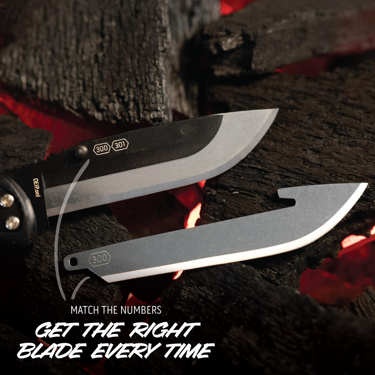 Outdoor Edge Onyx lockback safety keeps the blade secure during use.