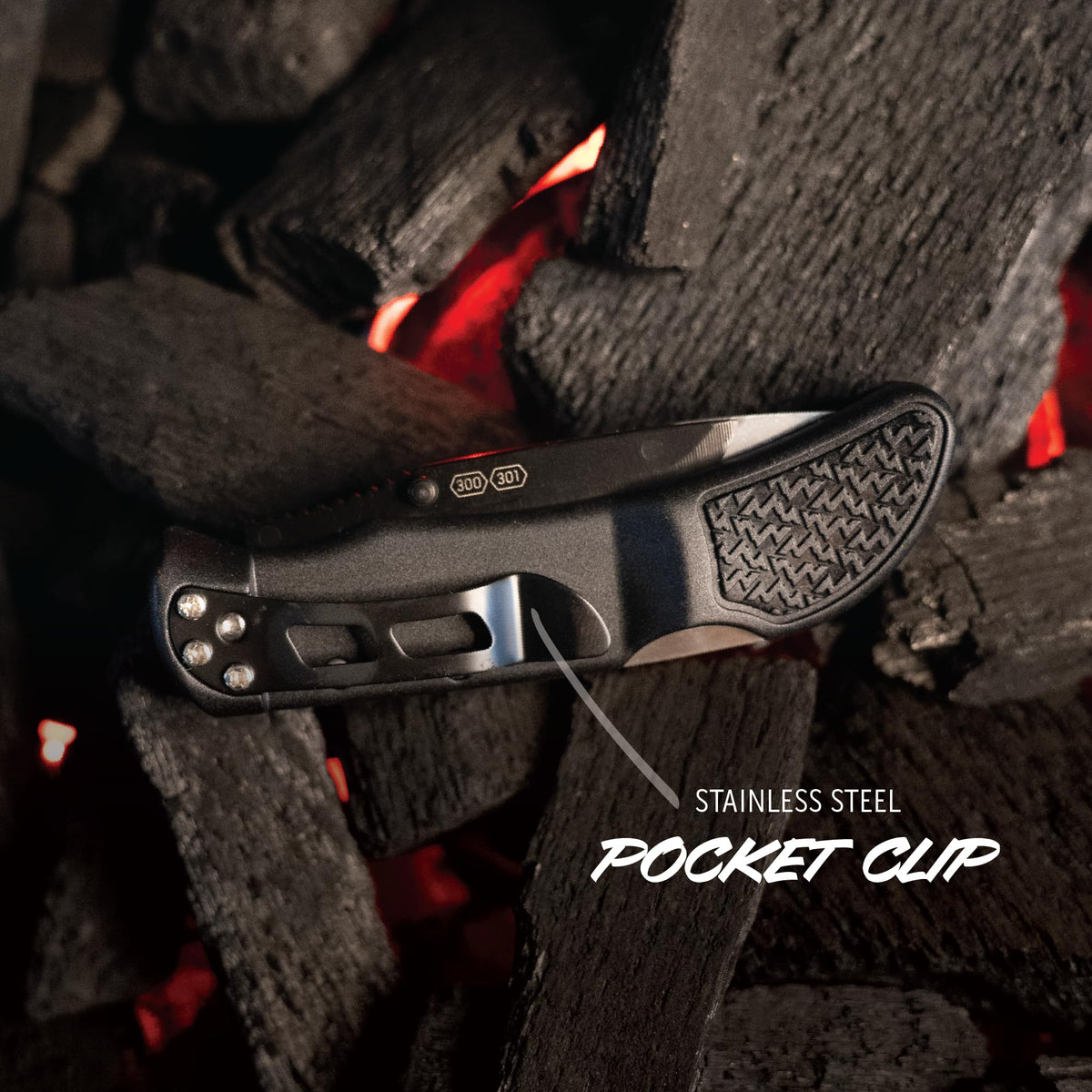 Outdoor Edge Onyx razor-sharp blades set extends edge life for tough tasks.