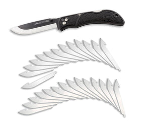 Outdoor Edge Onyx with replaceable blade system for quick field blade changes.