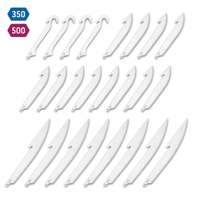 OUTDOOR EDGE RazorSafe 12 drop-point blades for precise field tasks.