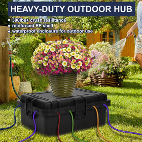 OUTDSPLY heavy-duty outdoor distribution box built for harsh environments.