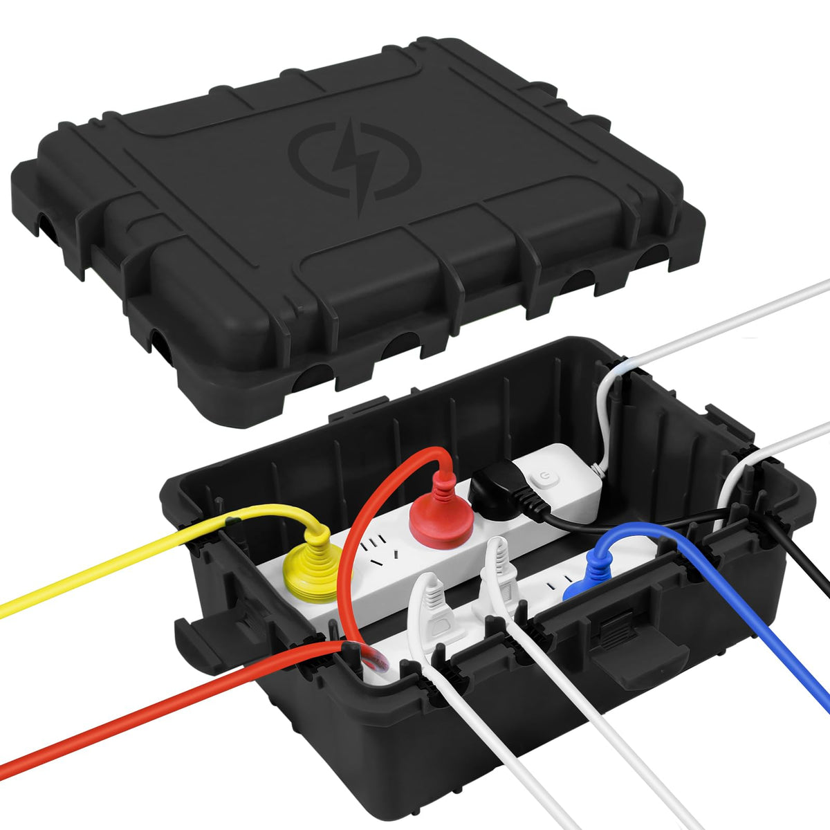 OUTDSPLY large outdoor electrical box waterproof protecting power connections outdoors.