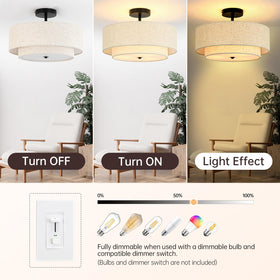 Outiron suitable for bedrooms and hallways with warm glow.