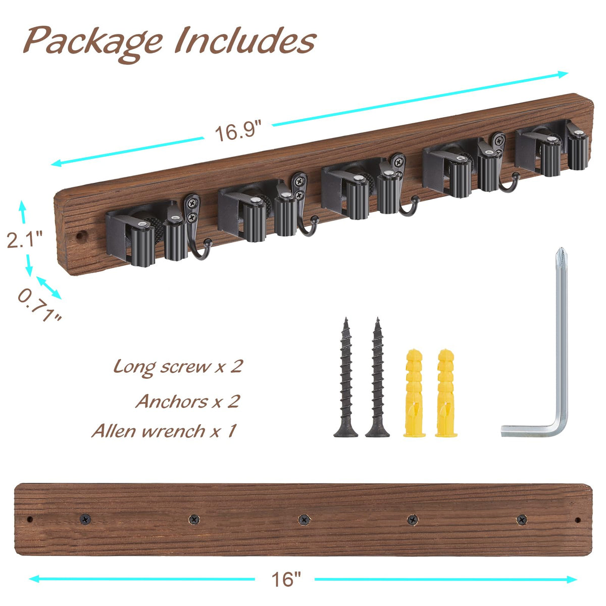 Perfect for laundry rooms or mudrooms to reduce clutter