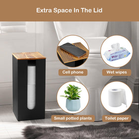 Outnili lid doubles as a shelf for phone or wipes
