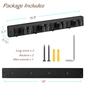 Outnili pantry and laundry room organization with wall-mounted holder