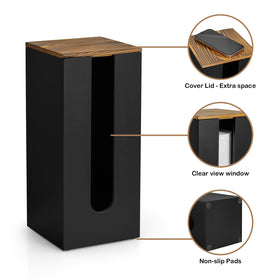 Outnili solid wood construction for stable bathroom storage