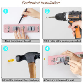 Space saving cleaning tool storage idea for home organization