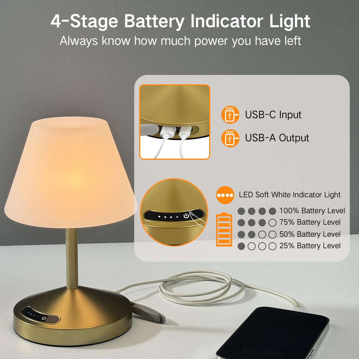 OUTON touch dimming control enables precise brightness in any setting