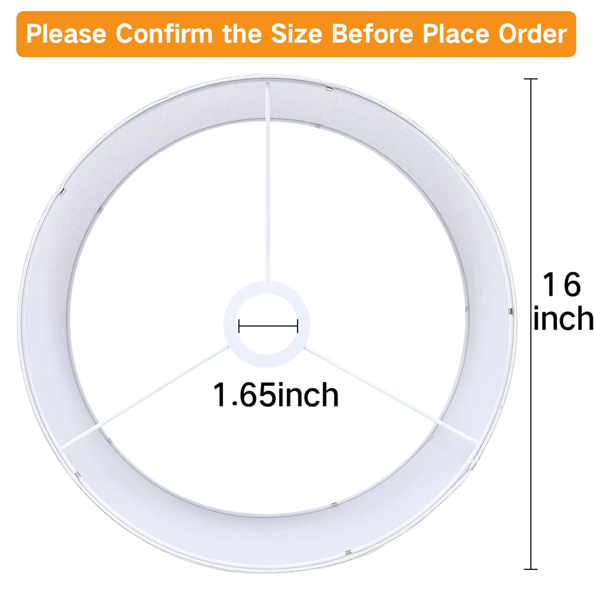 OUTON easy-assembly drum shade installs quickly without tools