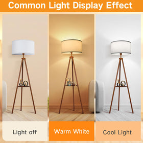 OUTON white drum shade designed for table lamps