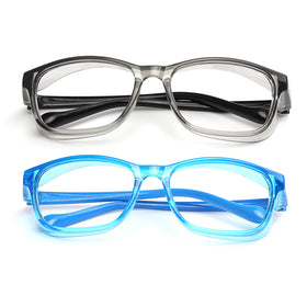 Outray kids glasses with side shields protecting eyes from wind and debris.