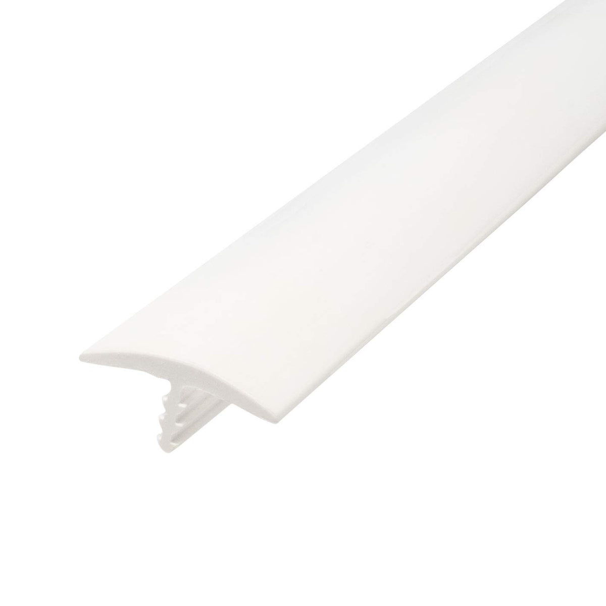 OUTWATER 25ft white center barb tee molding ideal for edging 3/4 inch panels