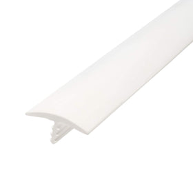 OUTWATER 25ft white center barb tee molding ideal for edging 3/4 inch panels