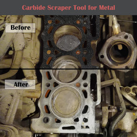 OUXIO Carbide Scraper two-piece set packaged for versatile metalwork tasks