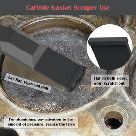 OUXIO Carbide Scraper tips deliver sharp, durable performance on tough buildups