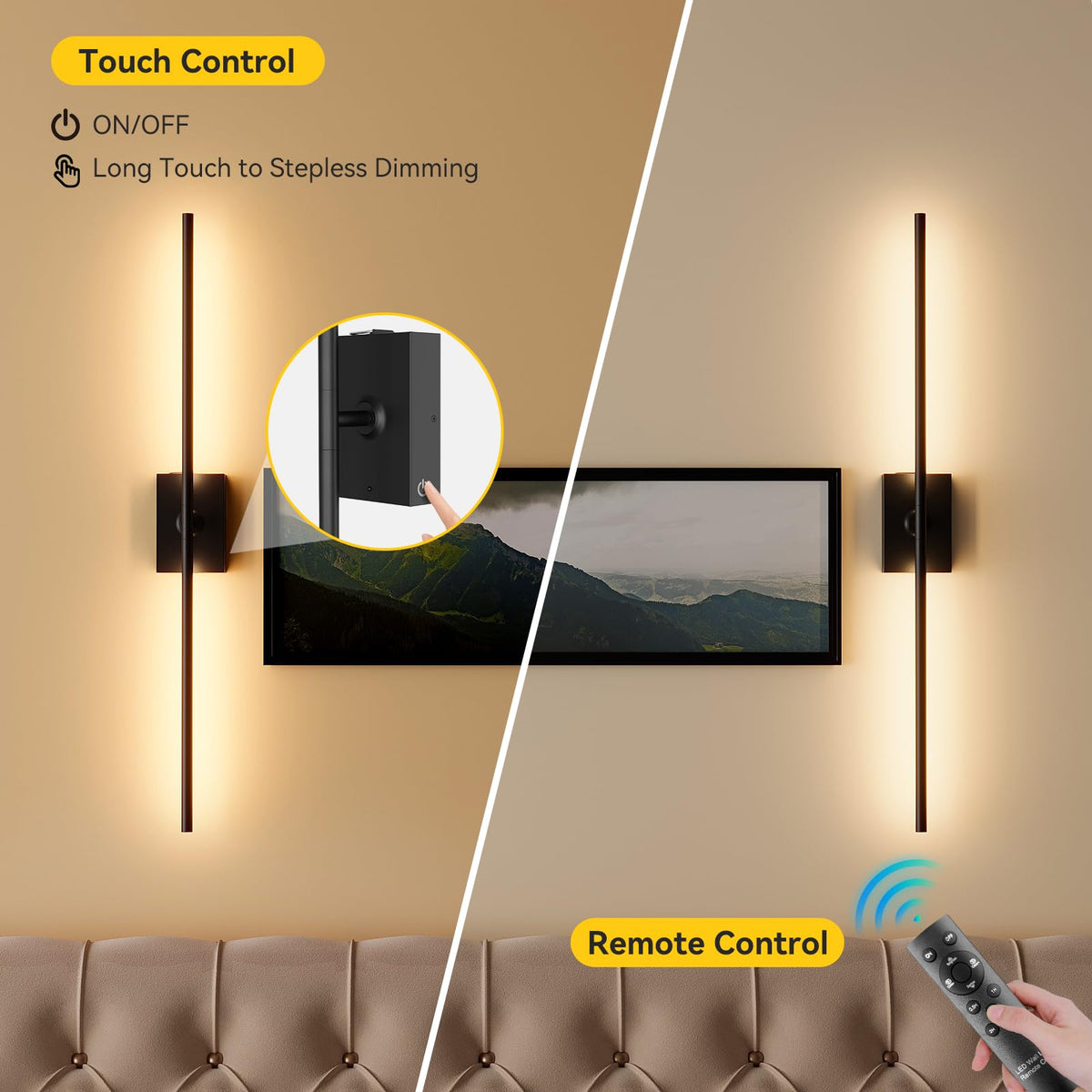 Ouyulong 10000mAh battery-powered lighting lasts up to 60 hours on low brightness.