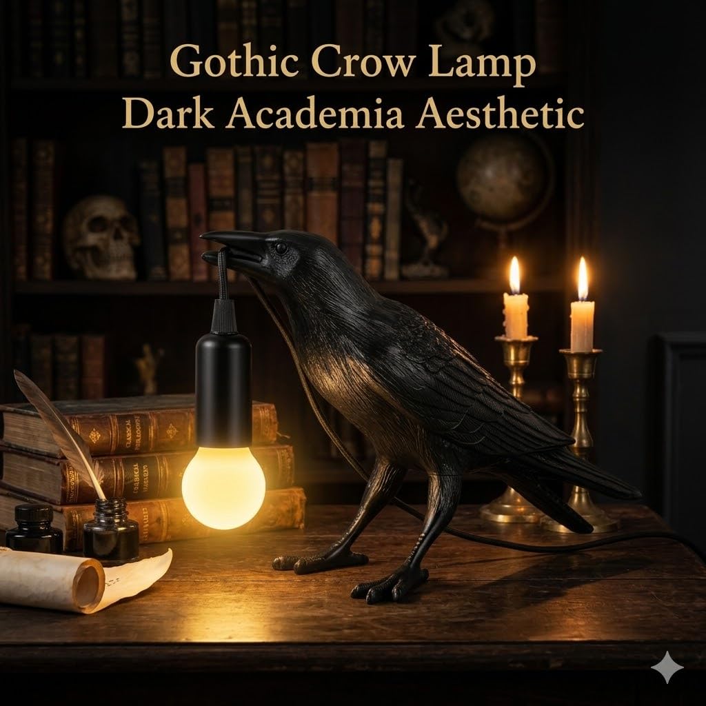 OVANUS dark academia night light suitable for bedroom or study