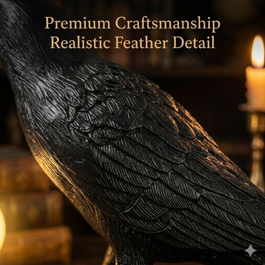 OVANUS premium resin lamp with realistic feather texture