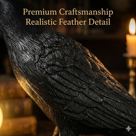 OVANUS premium resin lamp with realistic feather texture