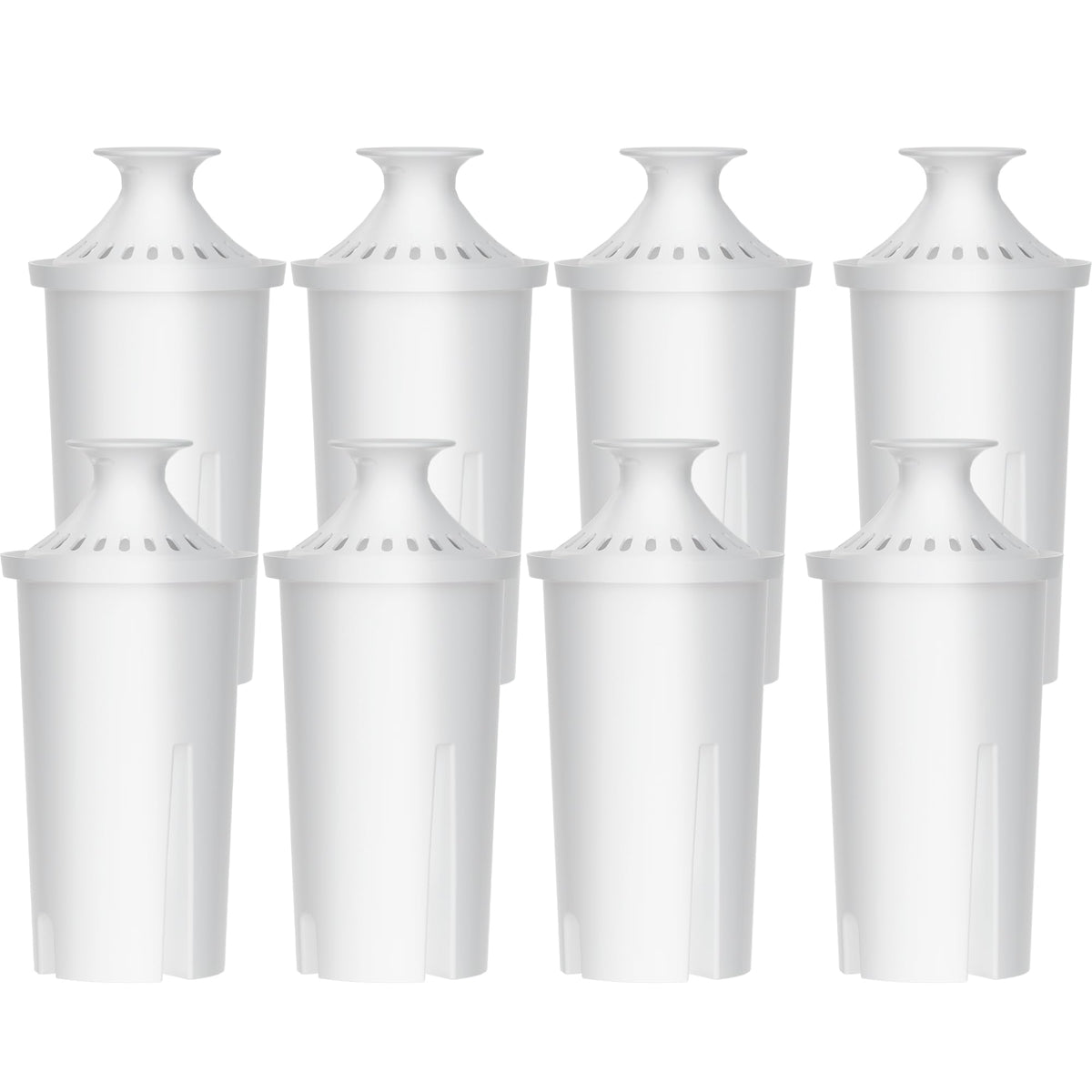 Overbest 7006 pitcher filter ready for compatible Brita and Mavea pitchers, improves taste.