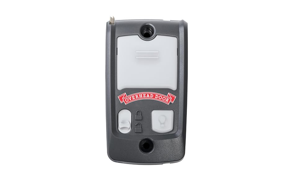 Overhead Door Series II wall console with backlit panel for easy night visibility and control