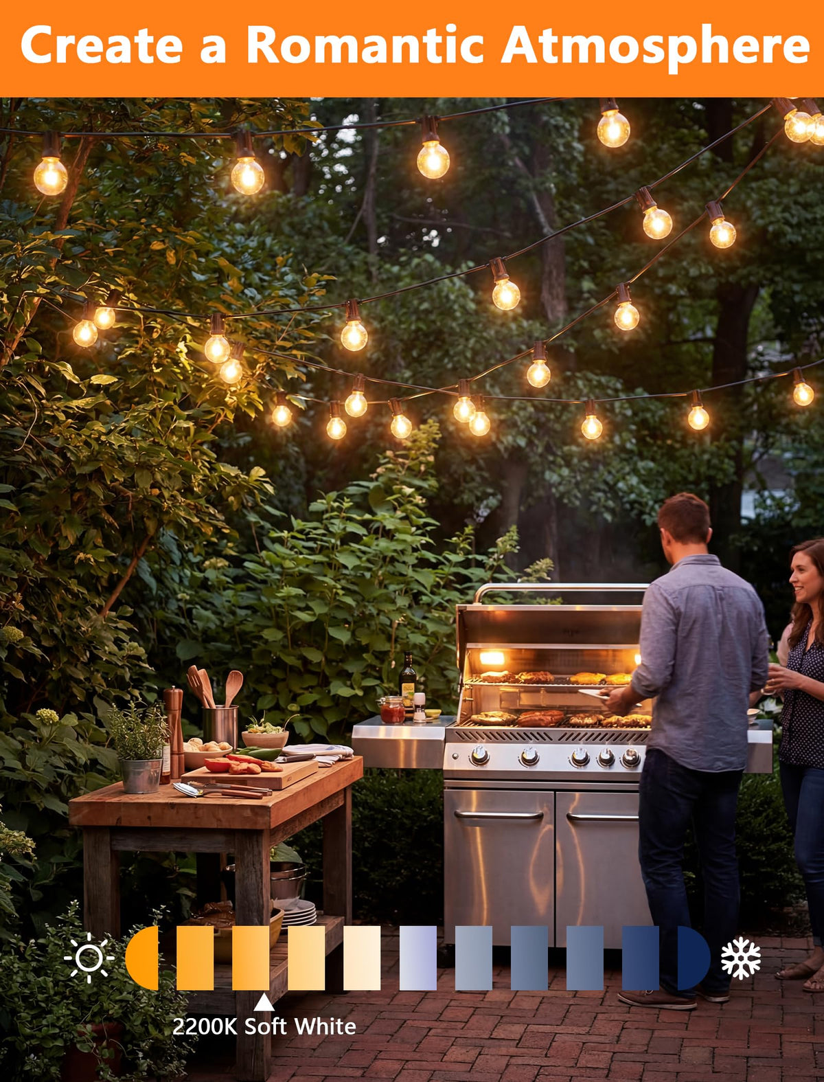 Oviejo IP44-rated bulb handles rain and shine for year-round decor