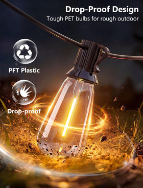 IP65 waterproof Oviejo outdoor lighting withstands rain and wind
