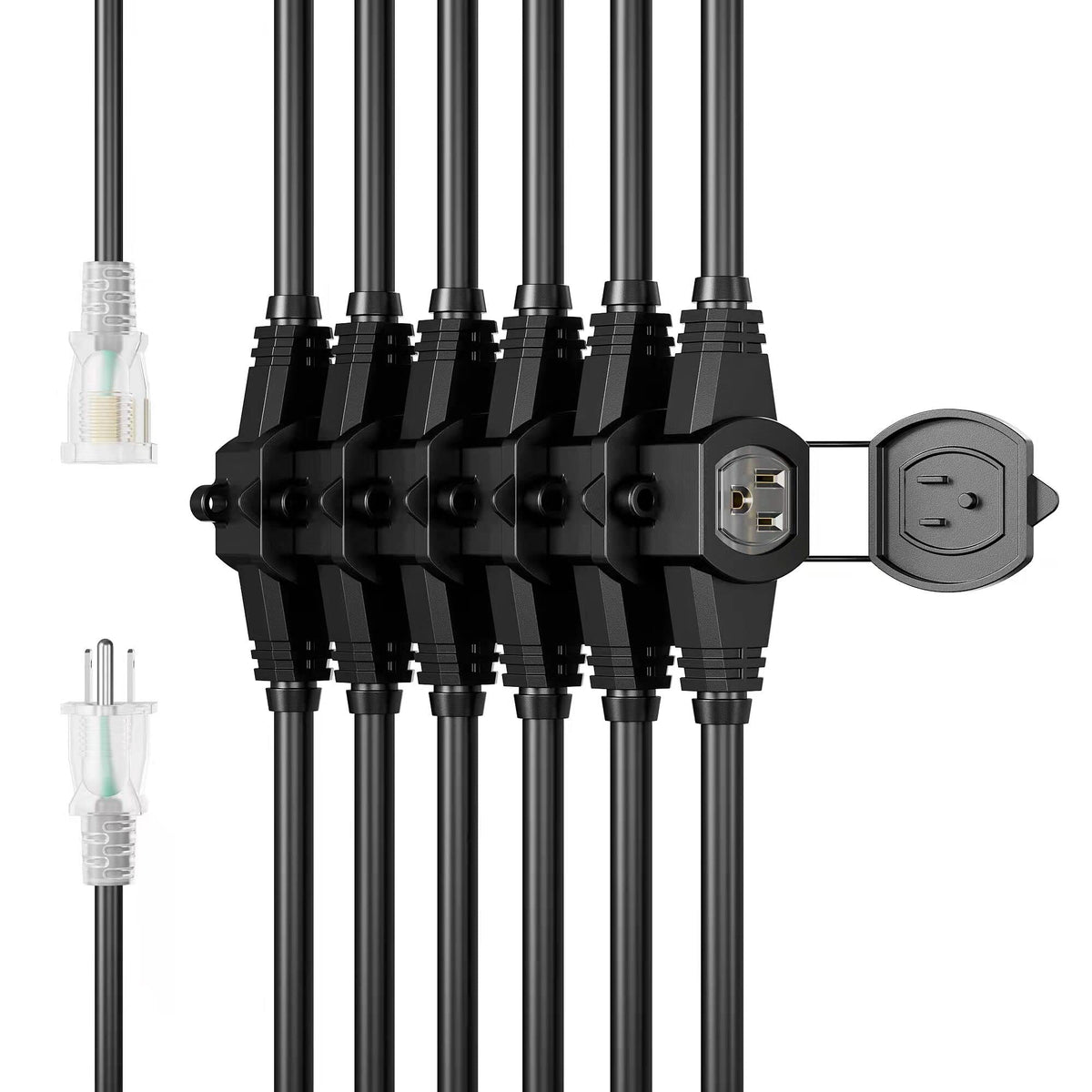 oviitech equally spaced outlets design for multiple devices