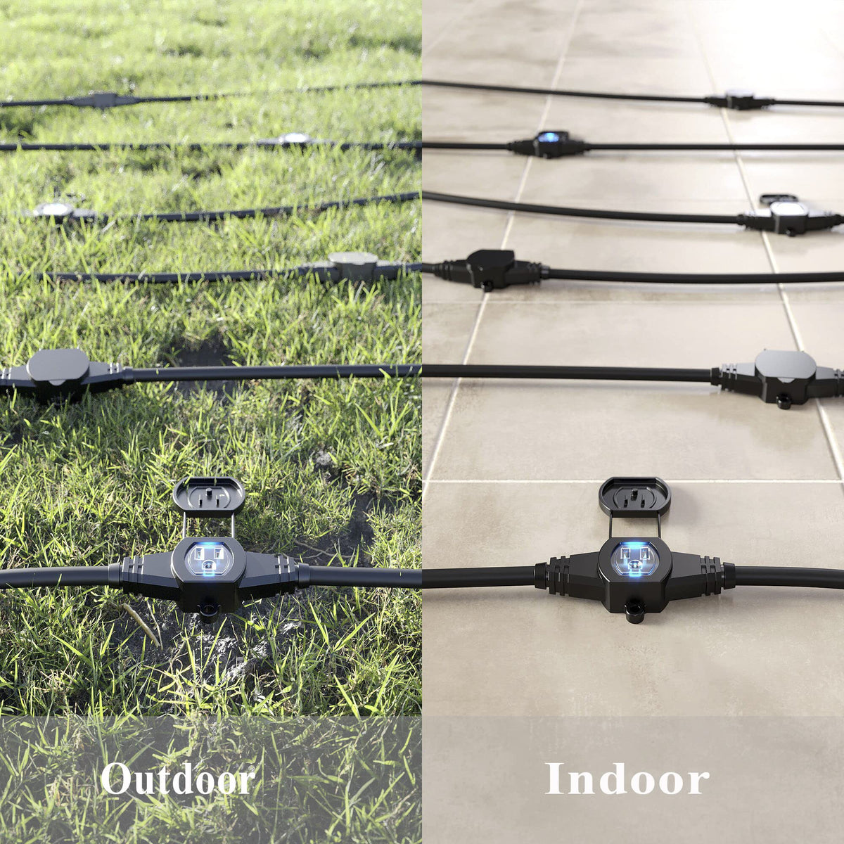 oviitech outlet caps for outdoor weather resistance