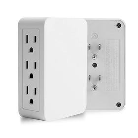 oviitech outlet extender shown with no screws needed for quick setup