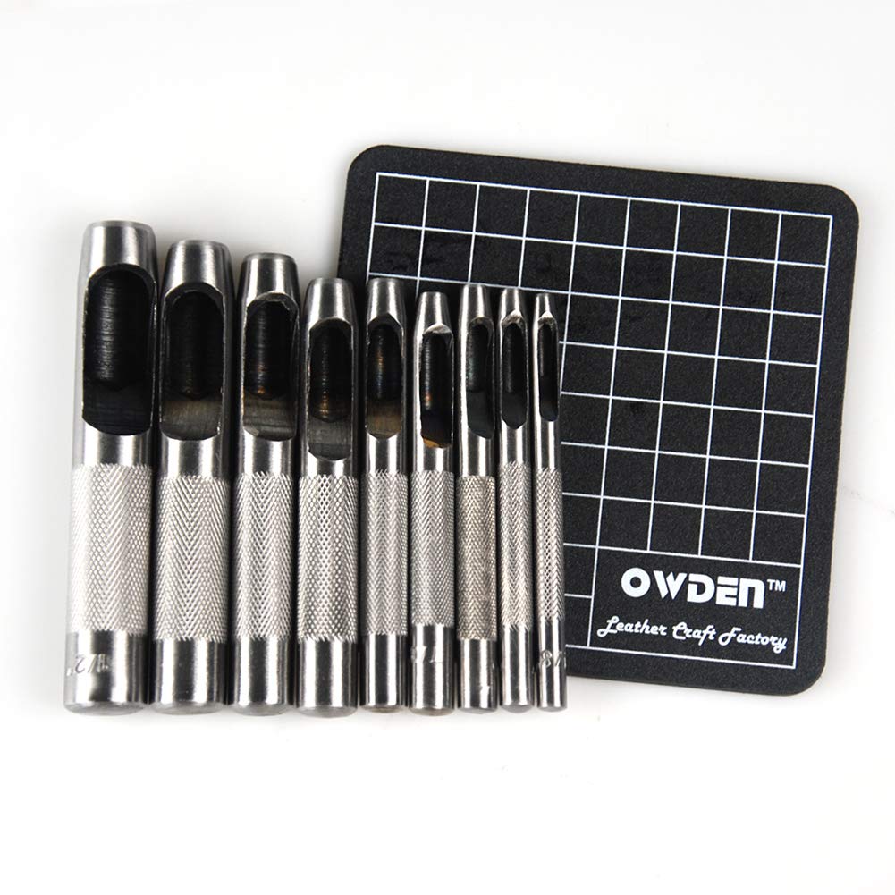 Free cutting mat included to protect surfaces during punching