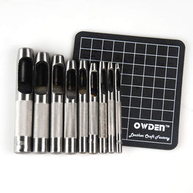 Free cutting mat included to protect surfaces during punching
