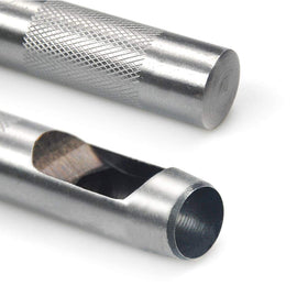 High-carbon steel punches deliver durable, clean holes
